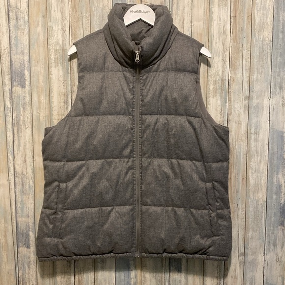 Old Navy Grey Puffer Full Zipper Vest | Size XL | Grey | Unisex - Picture 7 of 12